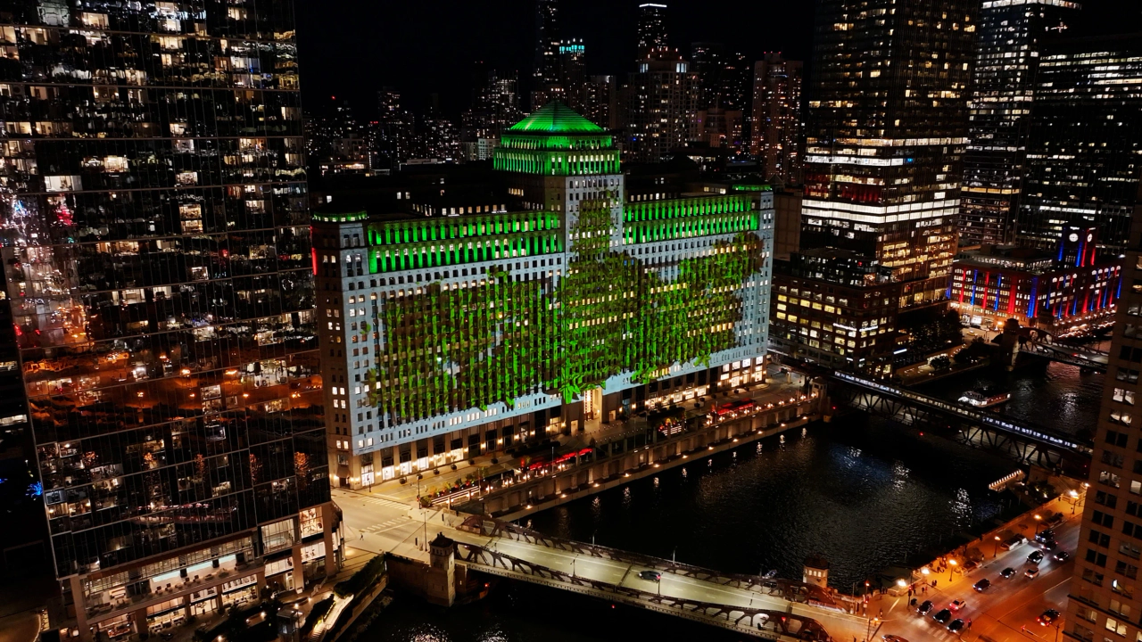 Only in the Dark (2023) by Prof. Yiyun Kang — Site-specific Projection mapping 7 '00" projection, audio system, LED lightings; image 5 of 7