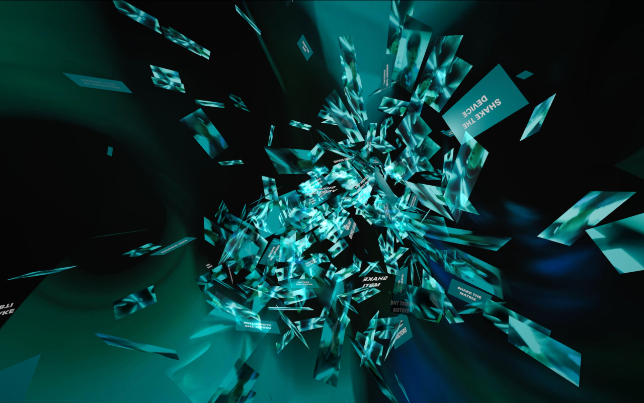 Ω (2025) by Jeanyoon Choi — Multi-Device Web Artwork (4 Displays, 1 Mobile); image 2 of 10