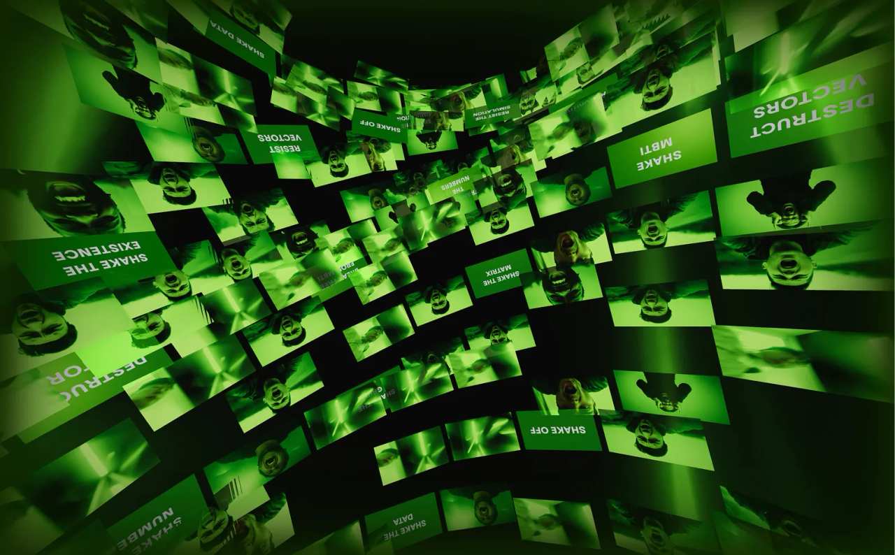 Ω (2025) by Jeanyoon Choi — Multi-Device Web Artwork (4 Displays, 1 Mobile); image 5 of 10