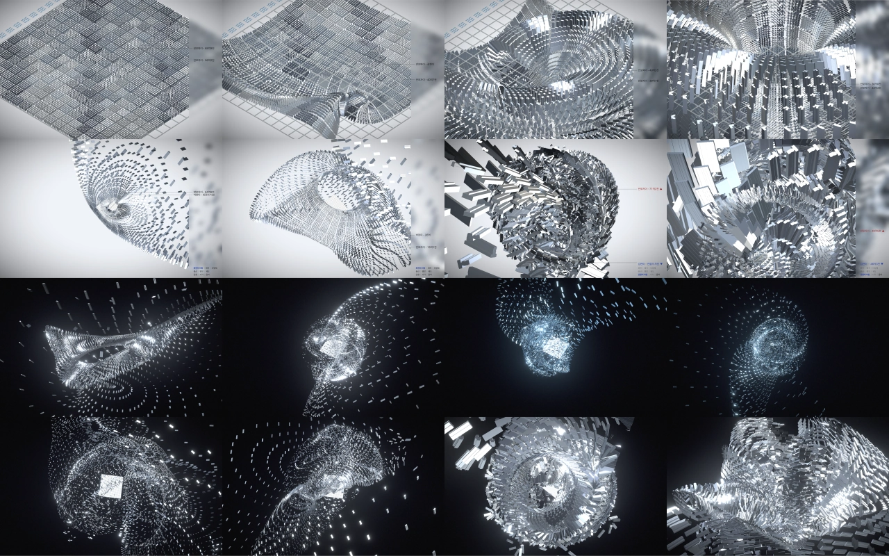 Banpo-Xism (2026) by Jeanyoon Choi — Multi-Device Web Artwork (1 Media Wall, 3 TVs, Multiple Audiences' Mobiles); image 5 of 13