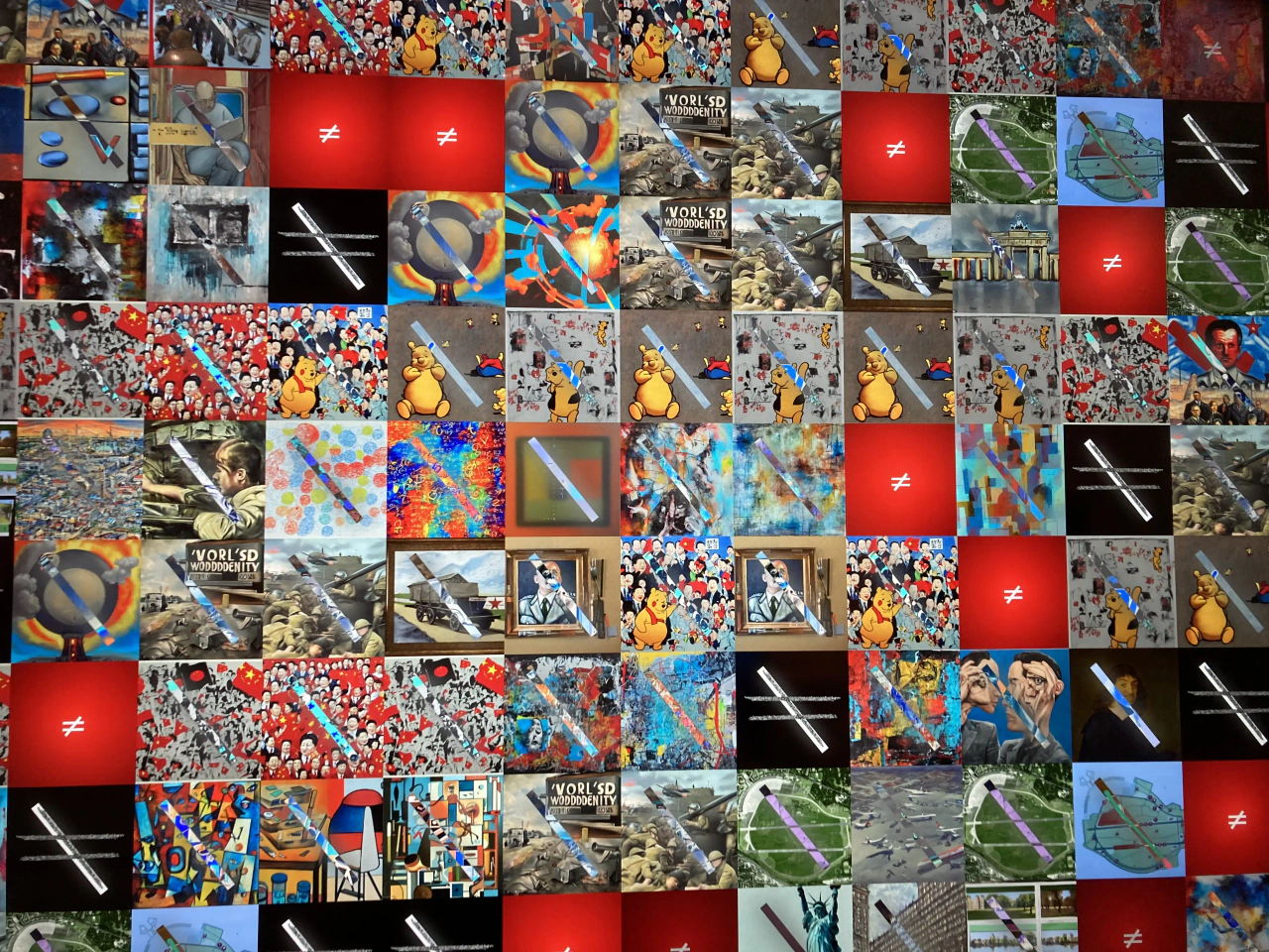 ≠ (2023) by Jeanyoon Choi — Multi-Device Web Artwork (4 Channels, 1 Mobile); image 6 of 6