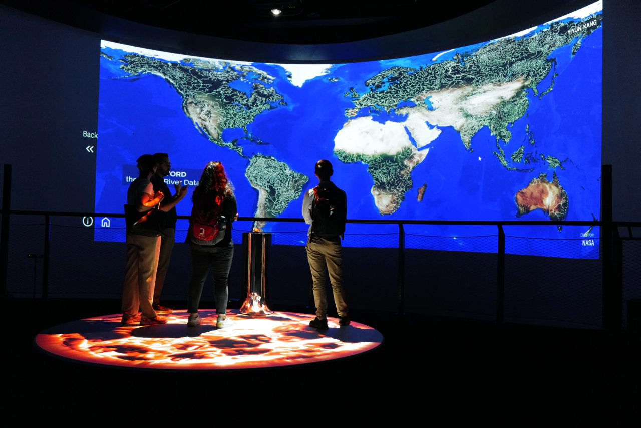 Passage of Water (2023) by Prof. Yiyun Kang — in a collaboration with NASA and Google. Online web artwork and Offline site-specific installation.; image 3 of 10